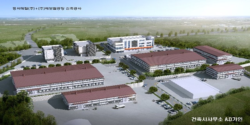 율금리 산업단지내 DSM, 에보엘, 세림기전 신축공사